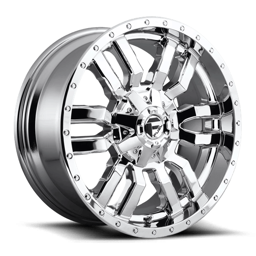 Fuel 1PC D631 SLEDGE, 20X10, 6X135/6X139.7, ET-18, CB106.1, CHROME