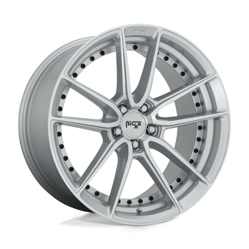 Niche 1PC M221 DFS, 19X9.5, 5X114.3, ET35, CB72.56, GLOSS SILVER MACHINED