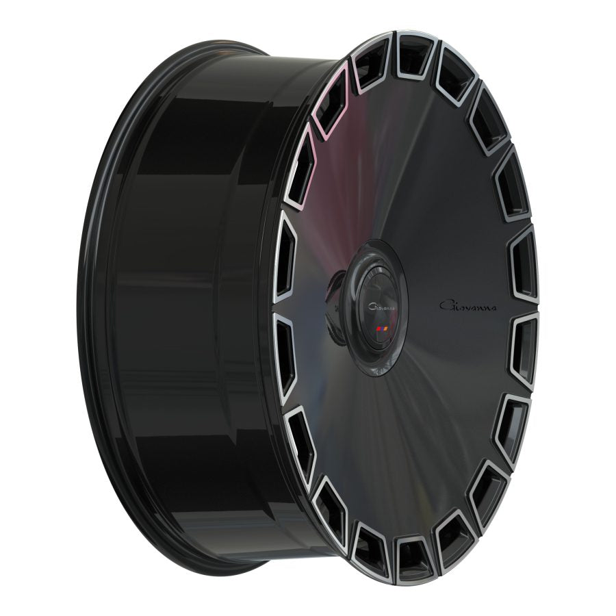 Giovanna Dicotto, 24x9.5, 5x112/5x120, ET15, CB72.56, Machined Black - 2495MB15GODIMBR