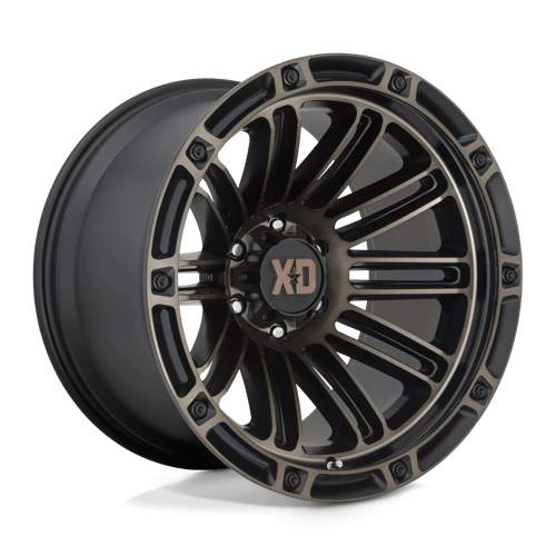 XD XD846 DOUBLE DEUCE, 20X10, 6X139.7, ET-18, CB106.1, SATIN BLACK W/ DARK TINT