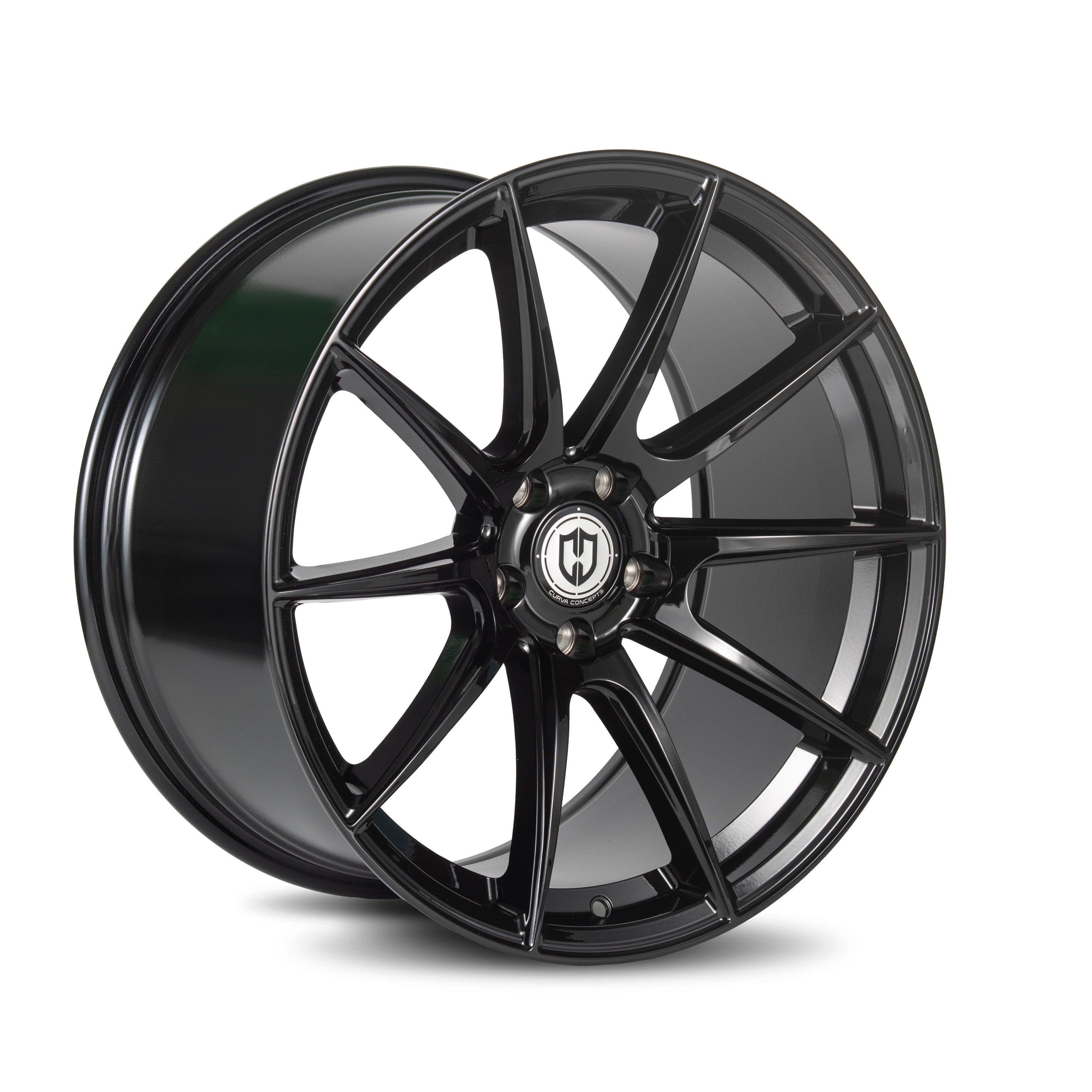 Curva Concepts CFF72, 19x8.5, 5x112, ET35, CB66.56, Gloss Black