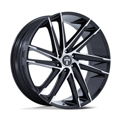 DUB 1PC DC275 BLAZE, 24X10, 6X135, ET30, CB87.1, GLOSS BLACK W/ MACHINED FACE DC275BD24106330