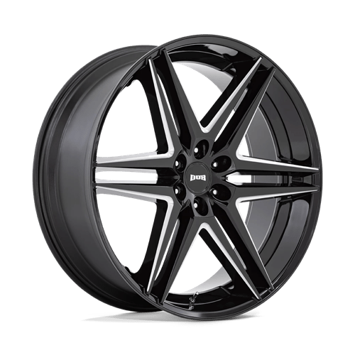 DUB 1PC S267 DIRTY DOG, 26X10, 6X139.7, ET25, CB106.1, GLOSSY BLACK MILLED S267260084+25