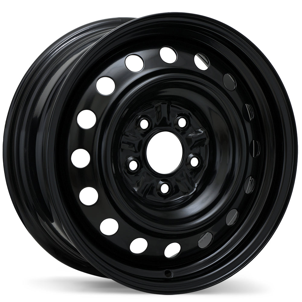 Envy Steel Traditional / Traditionnel, 16x6.5, 5x114.3, ET40, CB67.1, Black - ES45-1665-65BN+40C671