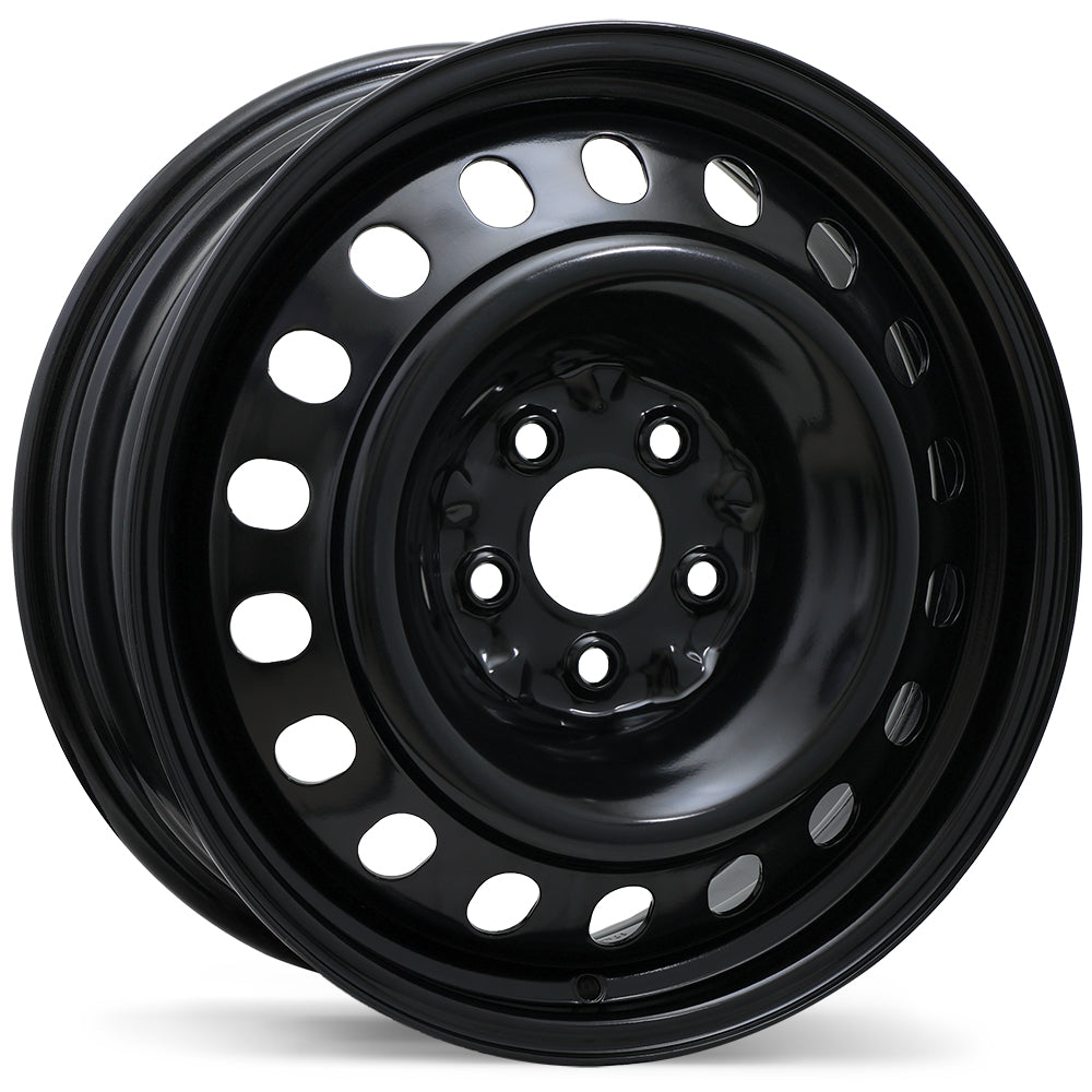 Envy Steel Traditional / Traditionnel, 17x6.5, 5x114.3, ET50, CB67.1, Black - ES58-1765-65BN+50C671