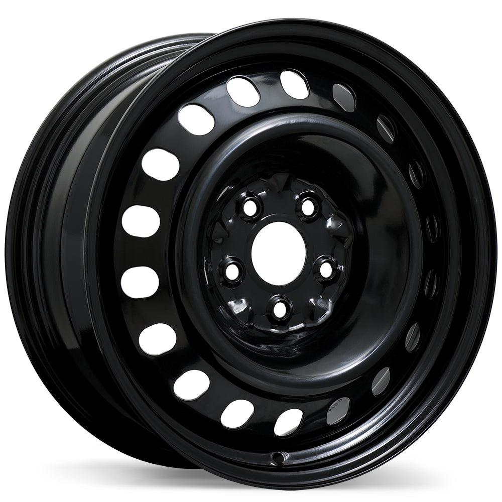 Envy Steel Traditional / Traditionnel, 17x7.0, 5x114.3, ET50, CB64.1, Black - ES59-1770-65BN+50R641