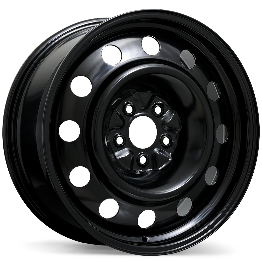 Envy Steel Traditional / Traditionnel, 18x7.5, 5x114.3, ET42, CB67.1, Black - ES72-1875-65BN+42C671