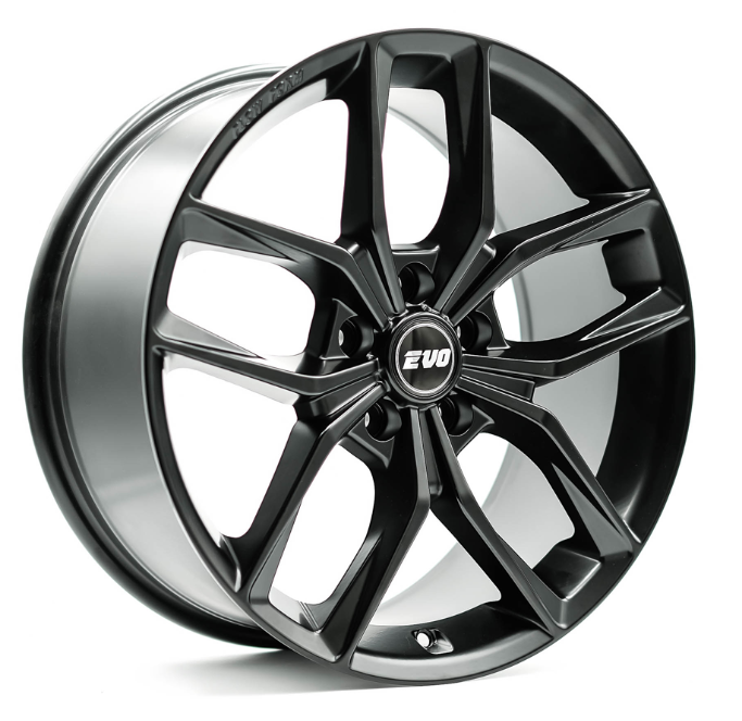 OE+ EVO FF, 17x7.5, 5x114.3, ET45, CB56.1, Matt Black