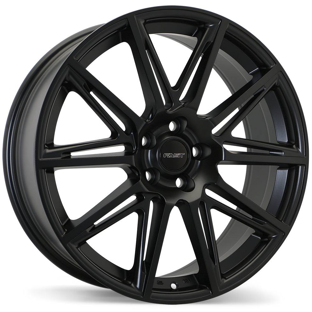 Fast Wheels Switch, 19x8.0, 5x108, ET40, CB67.1, Satin Black - F212-1980-31BT+40C671