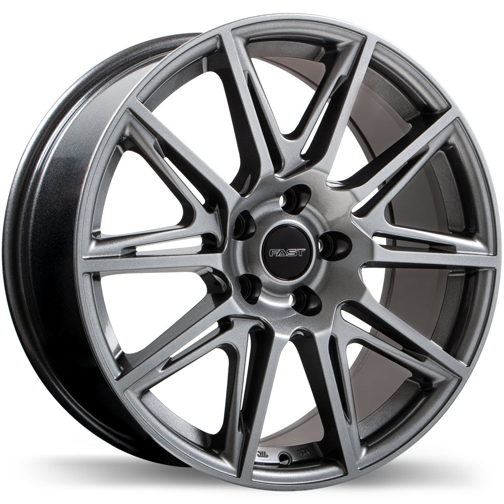 Fast Wheels Switch, 18x8.0, 5x114.3, ET45, CB67.1, Titanium - F212-1880-65TN+45E671