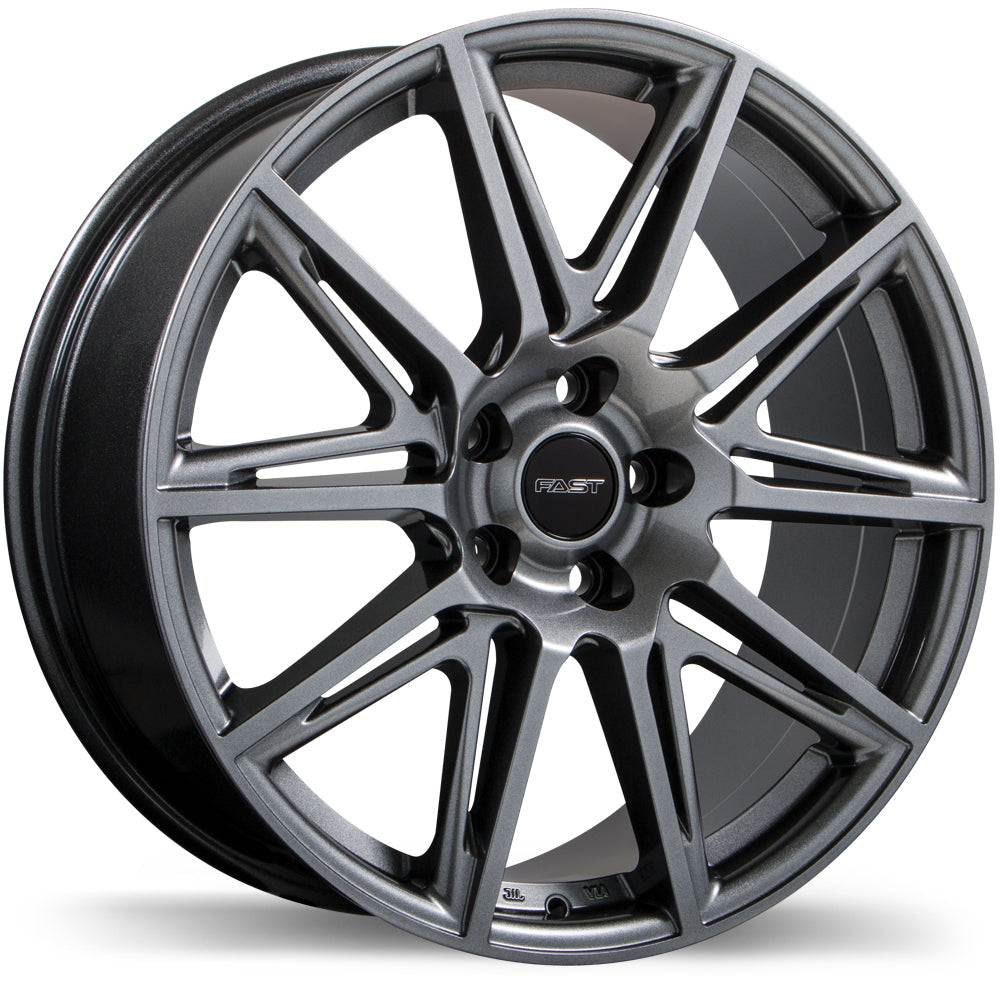 Fast Wheels Switch, 19x8.0, 5x114.3, ET35, CB60.1, Titanium - F212-1980-65TN+35F601
