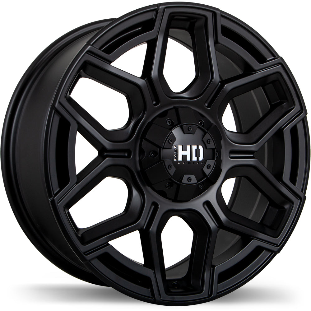 Fast HD Thunder, 18x8.0, 5x115, ET40, CB72.6, Matte Black - F224A-1880-90FN+40C726