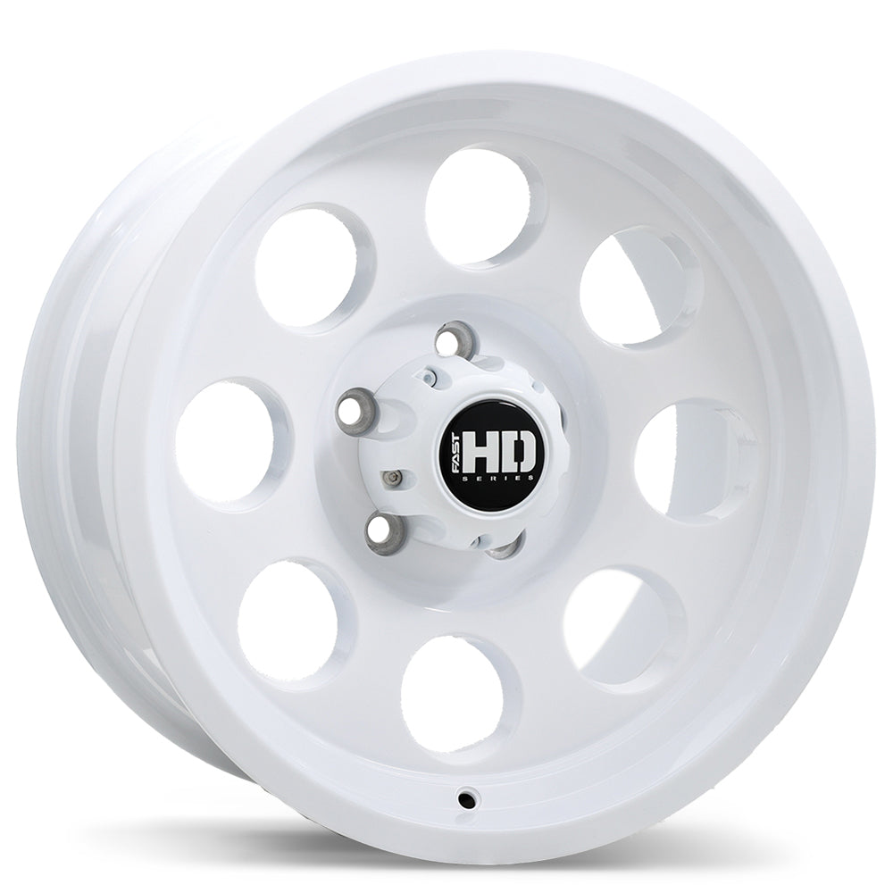Fast HD Detour, 17x9.0, 5x127, ET0, CB87.1, Gloss White - F236-1790-73WN+00C871