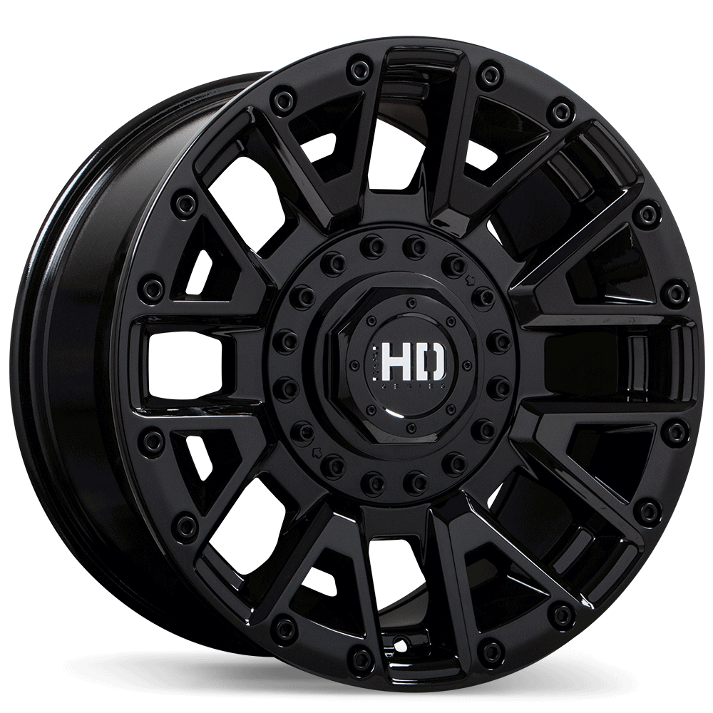 Fast HD Knuckles, 18x9.0, 6x135 / 139.7, ET-10, CB87.1, Gloss Black - F260-1890-89BN-10C871