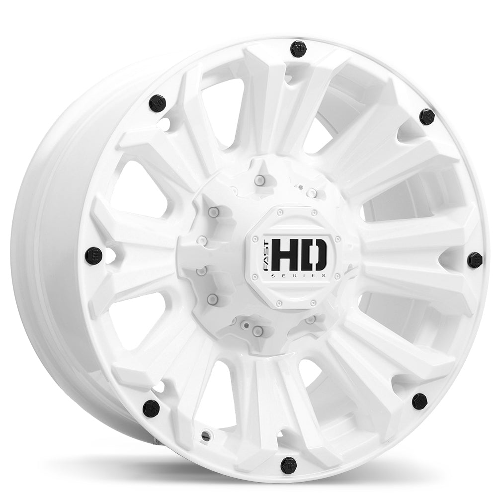 Fast HD AMMO, 17x9.0, 5x114.3 / 127, ET20, CB78, Gloss White - F261-1790-76WN+20C780