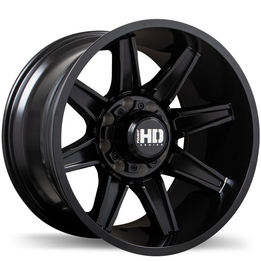 Fast HD HAVOK, 20x12.0, 8x180, ET-44, CB124.4, Satin Black - F262A-2020-98BT-44C244
