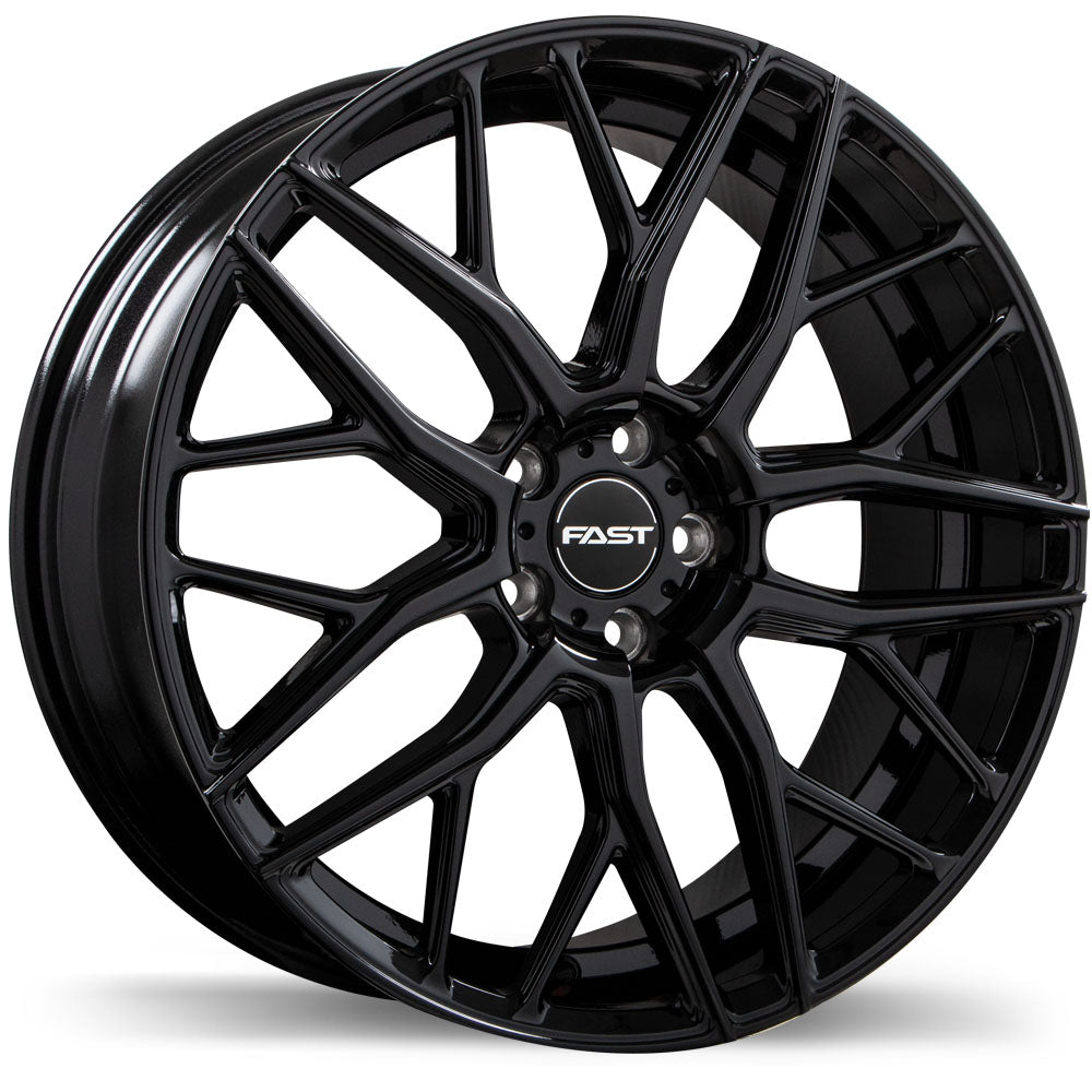 Fast Wheels Vybz, 19x8.5, 5x112, ET40, CB72.6, Gloss Black - F263-1985-44BN+40C726