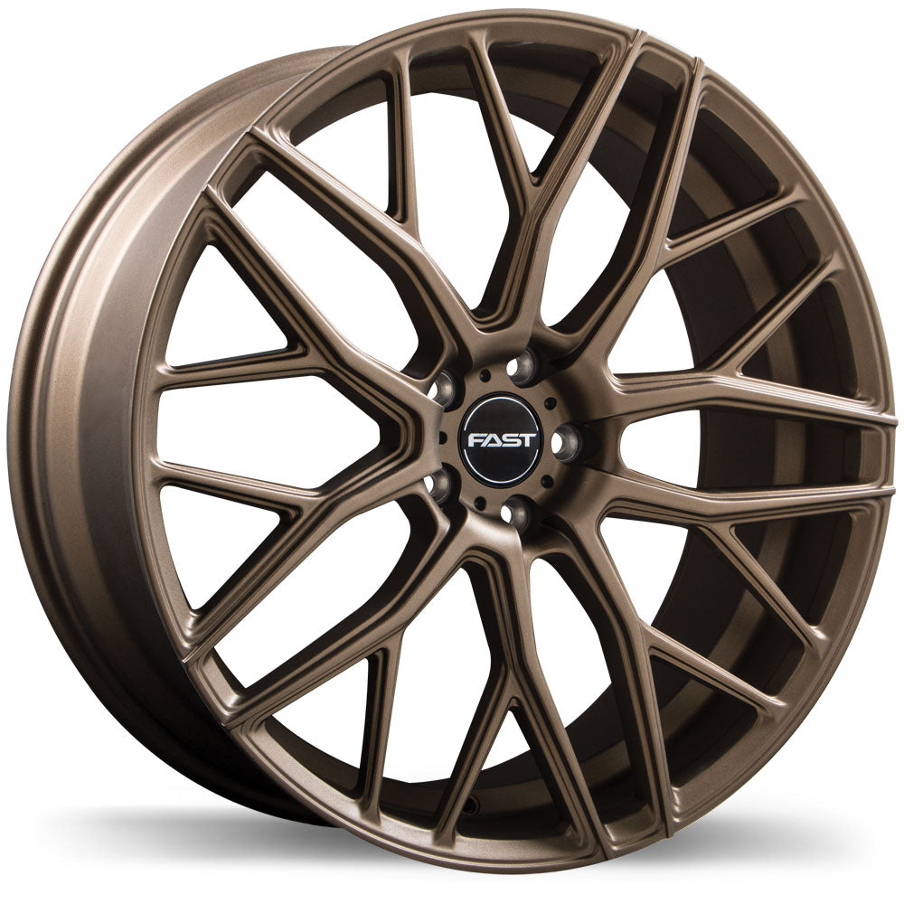 Fast Wheels Vybz, 19x8.5, 5x114.3, ET40, CB72.6, Textured Bronze - F263-1985-65ZT+40E726