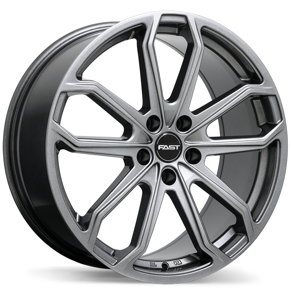 Fast Wheels Impression, 18x8.0, 5x120, ET45, CB64.1, Titanium - F265A-1880-12TN+45R641