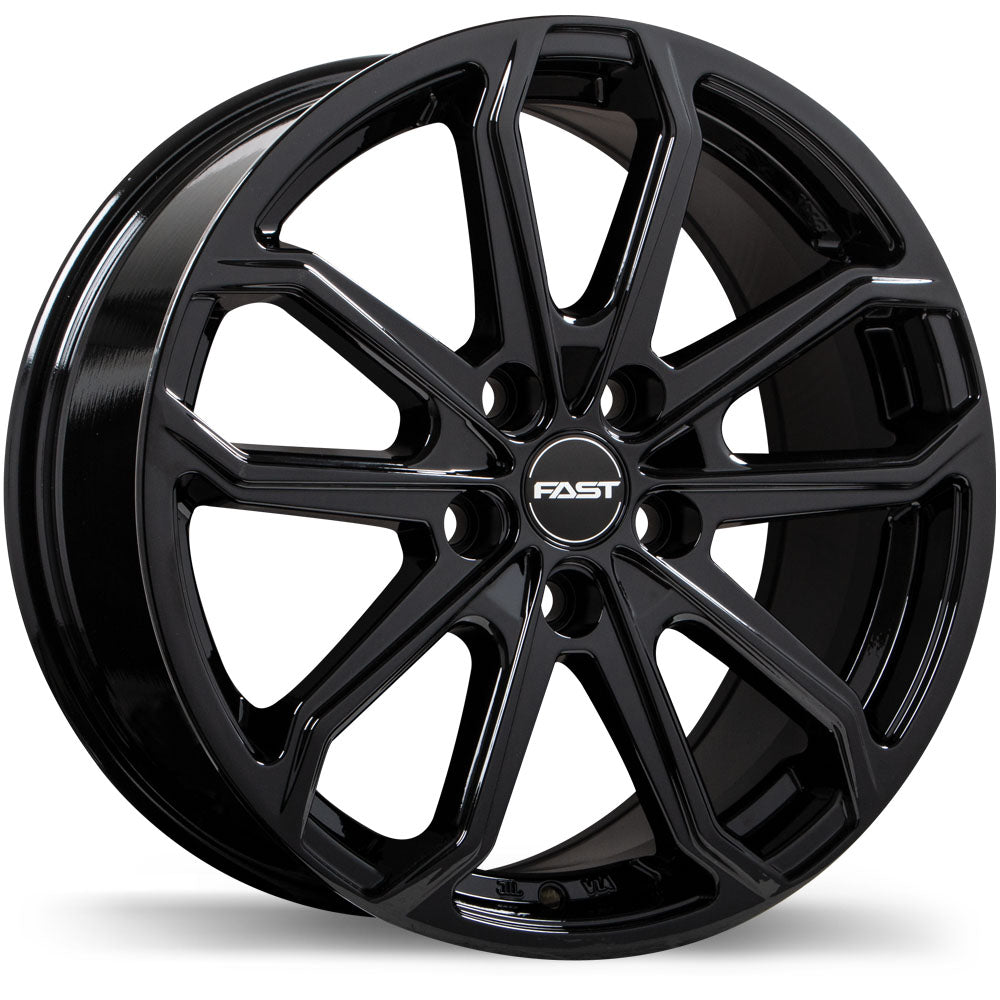 Fast Wheels Impression, 18x8.0, 5x114.3, ET45, CB67.1, Gloss Black - F265U-1880-65BN+45F671
