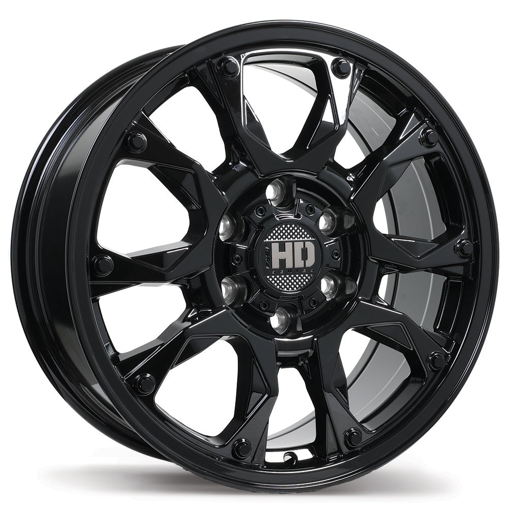 Fast HD Tactical, 17x8.0, 6x135, ET40, CB87.1, Gloss Black - F269-1780-36BN+40C871