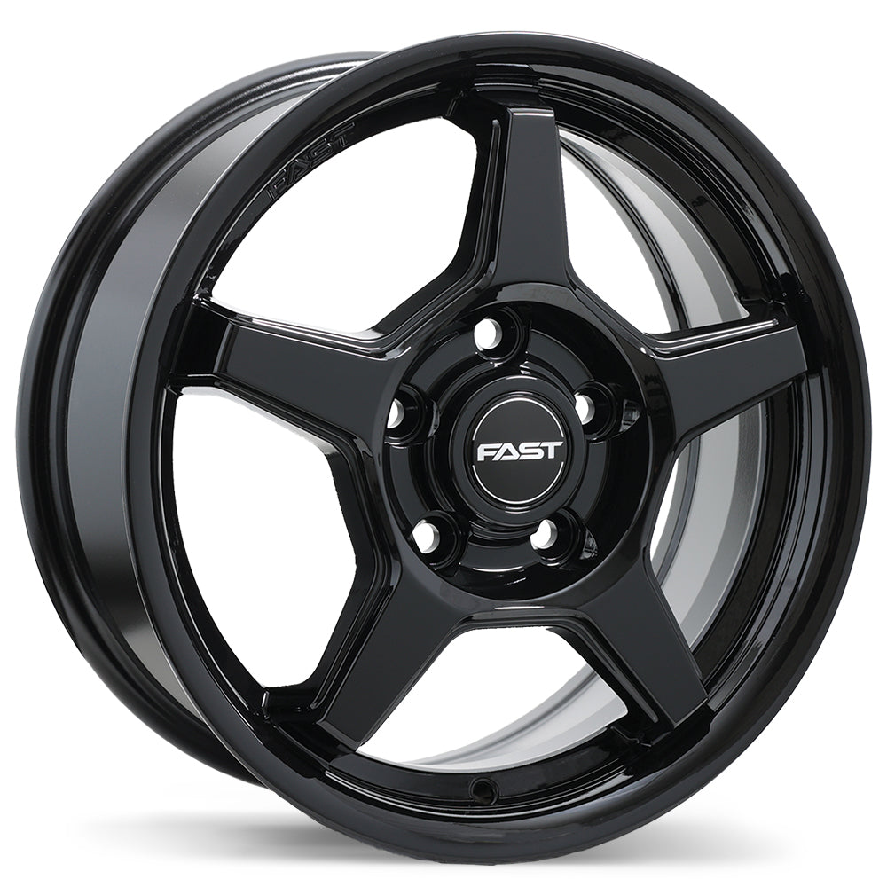 Fast Wheels Flair, 15x6.0, 5x114.3, ET40, CB67.1, Gloss Black - F272-1560-65BN+40C671