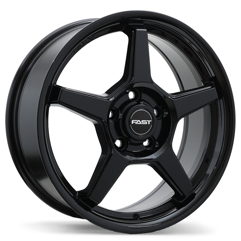 Fast Wheels Flair, 17x7.0, 5x114.3, ET45, CB67.1, Gloss Black - F272-1770-65BN+45C671