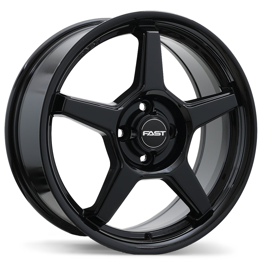 Fast Wheels Flair, 17x7.0, 4x100, ET42, CB60.1, Gloss Black - F272N-1770-49BN+42C601