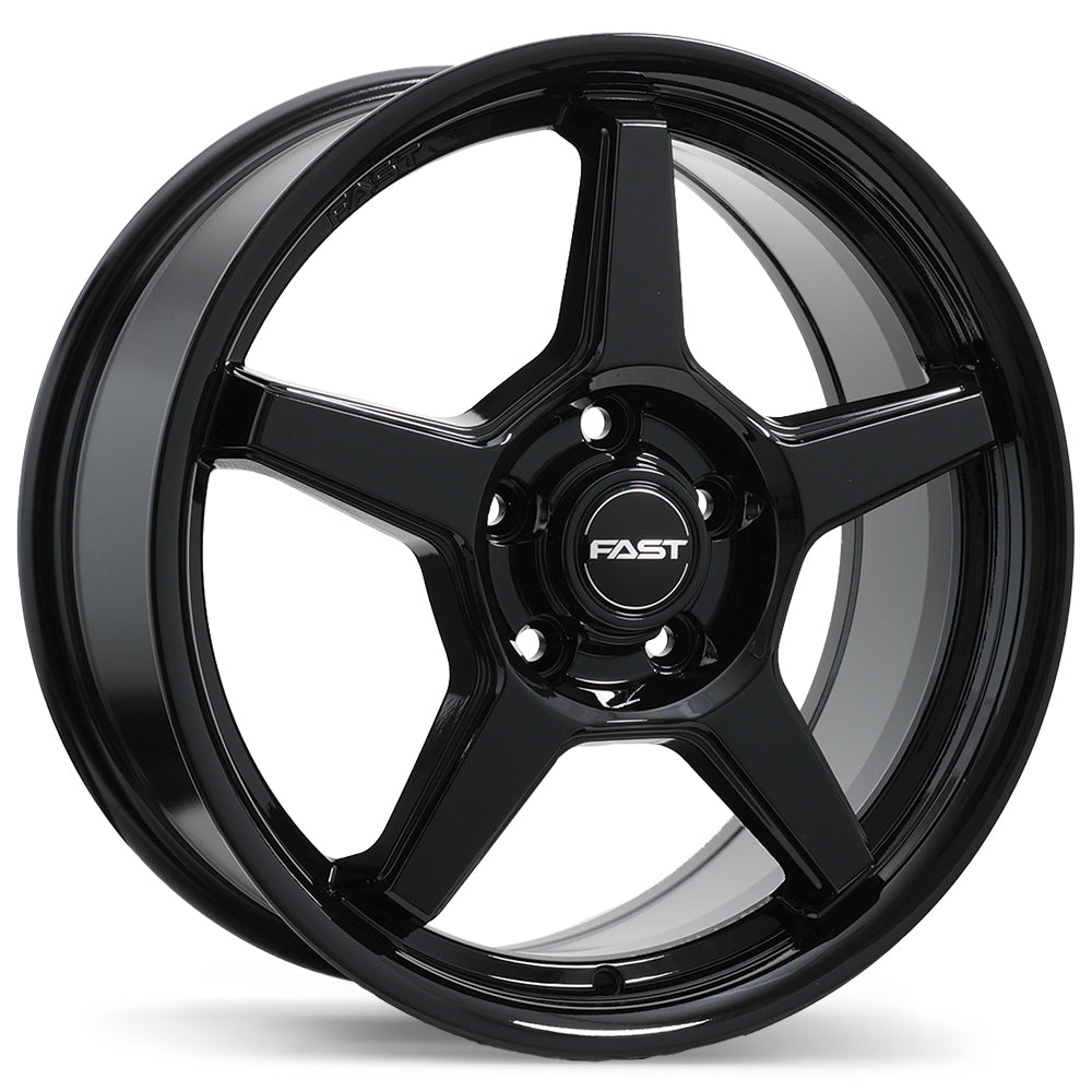 Fast Wheels Flair, 17x7.0, 5x114.3, ET45, CB66.1, Gloss Black - F272N-1770-65BN+45C661