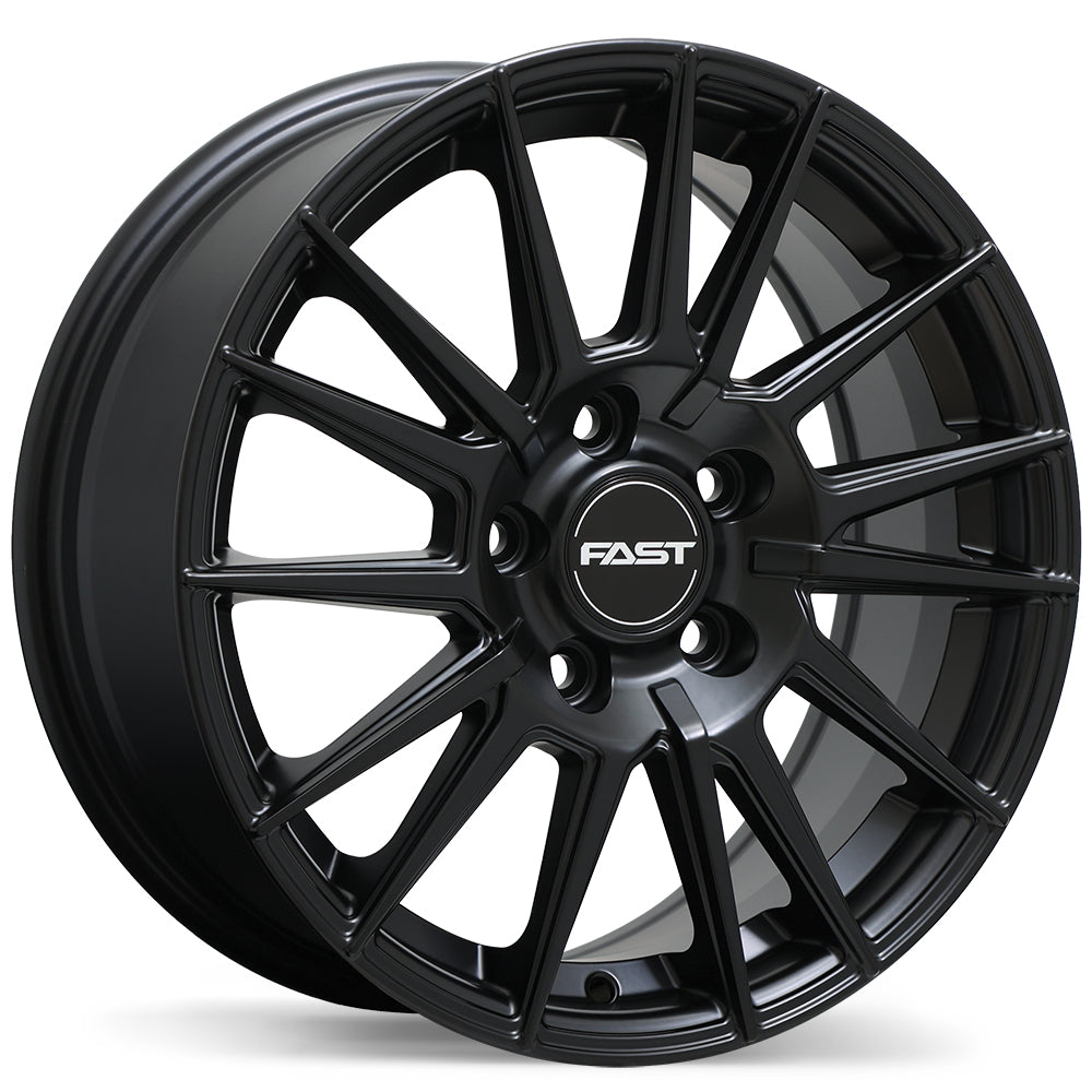 Fast Wheels Tempest, 16x6.5, 5x114.3, ET45, CB67.1, Satin Black - F280U-1665-65BT+45F671