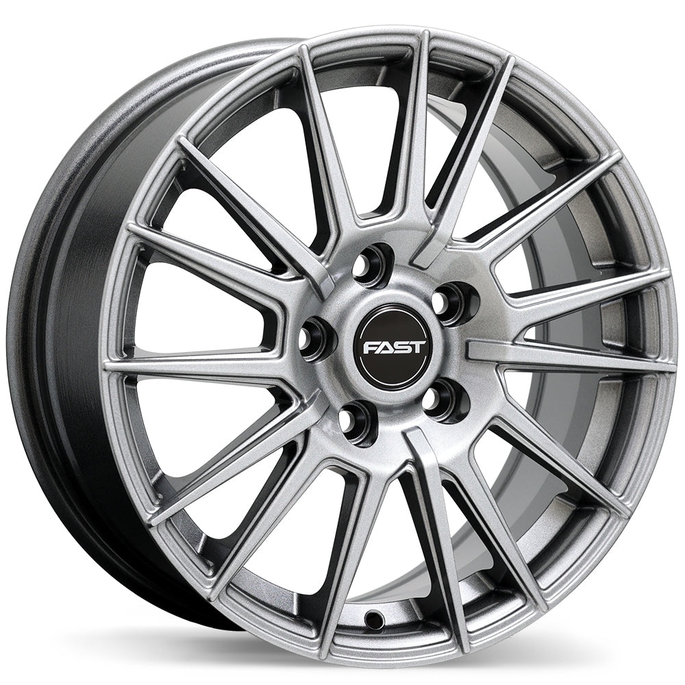 Fast Wheels Tempest, 16x6.5, 5x114.3, ET45, CB67.1, Titanium - F280U-1665-65TN+45F671