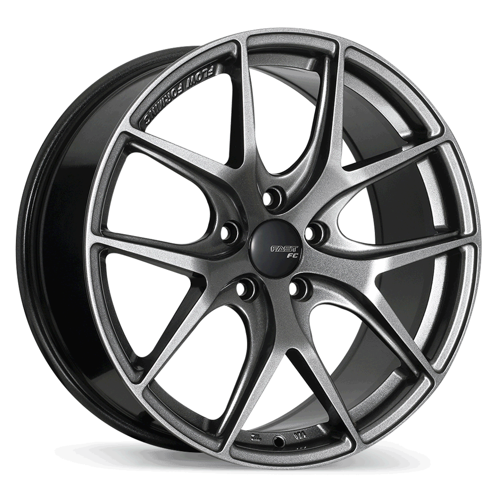 Fast Wheels FC04, 17x8.0, 5x114.3, ET35, CB72.6, Titanium - FC04-1780-65TN+35E726