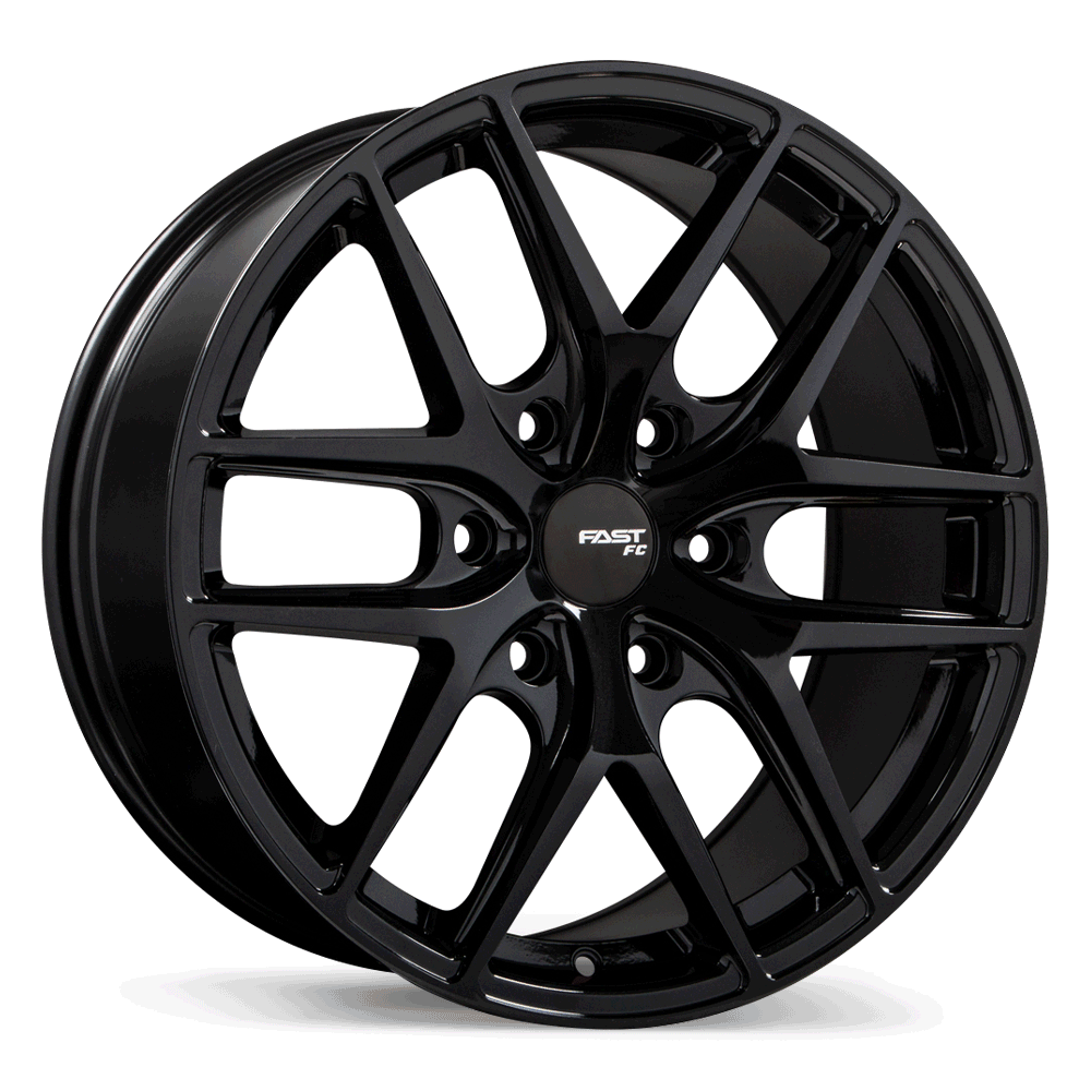 Fast Wheels FC04X, 20x8.5, 6x139.7, ET15, CB95.1, Metallic Black - FC04-2085-83BE+15E951