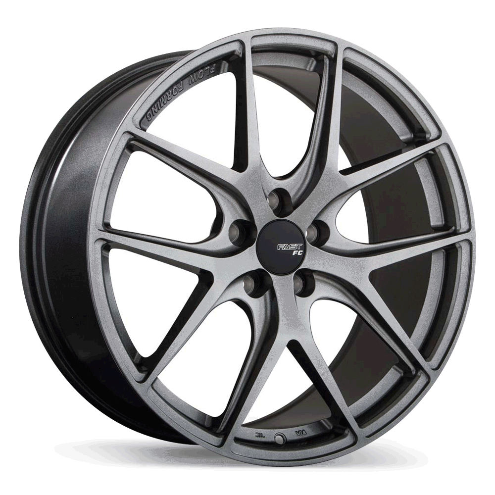Fast Wheels FC04, 17x8.0, 5x120, ET35, CB72.6, Titanium - FC04A-1780-12TN+35C726