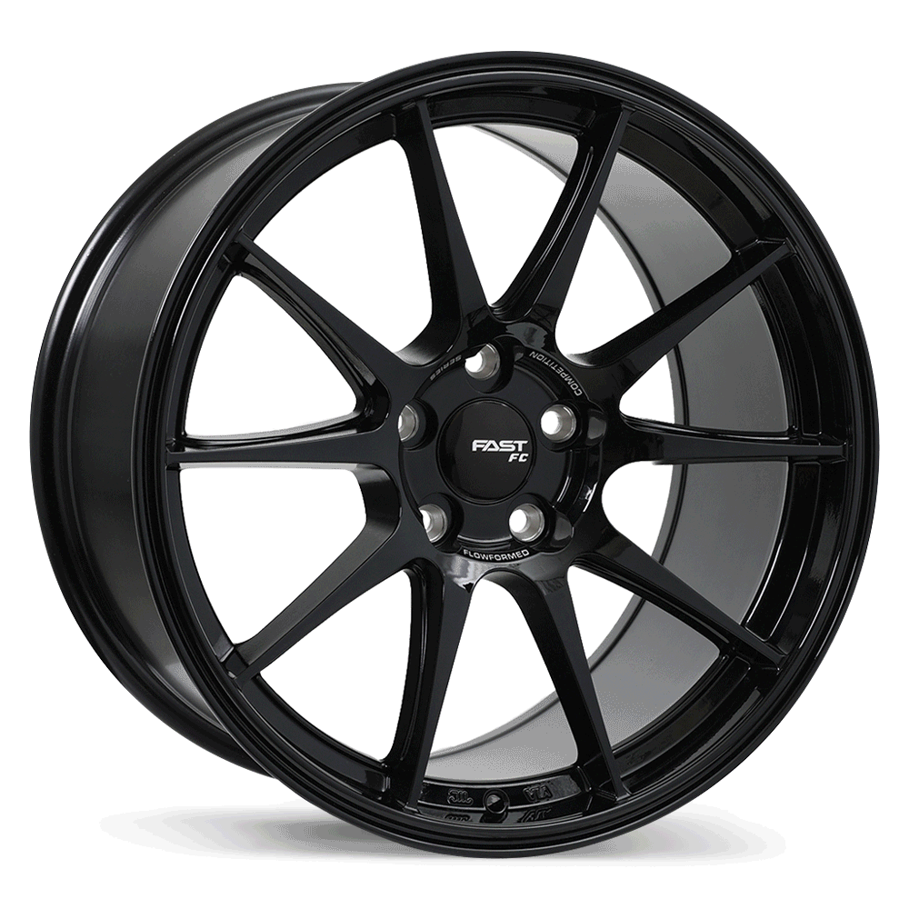 Fast Wheels FC08, 18x9.5, 5x112, ET38, CB72.6, Gloss Black - FC08A-1895-44BN+38C726