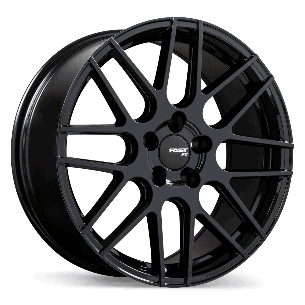 Fast Wheels FC12, 18x8.0, 5x120, ET45, CB72.6, Metallic Black - FC12A-1880-12BE+45C726