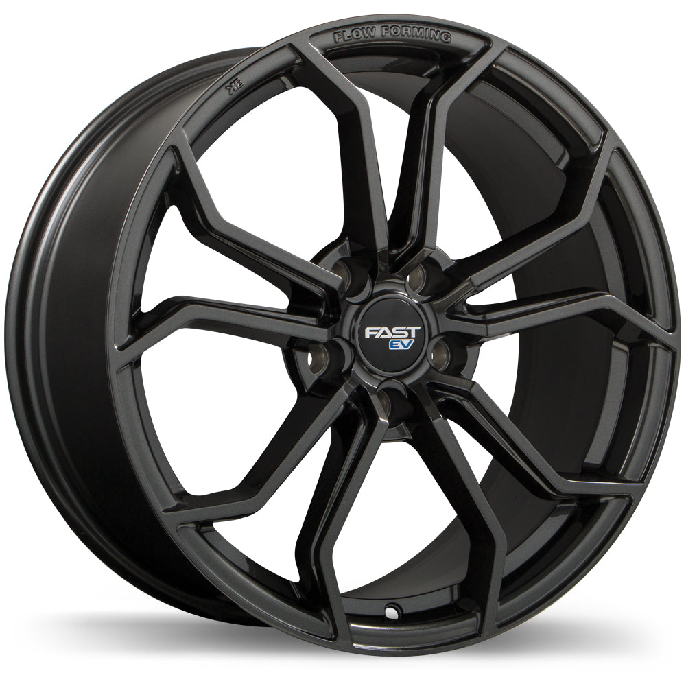 Fast Wheels EV03, 18x8.5, 5x114.3, ET40, CB64.1, Gloss Gunmetal - FE03E-1885-65MN+40C641