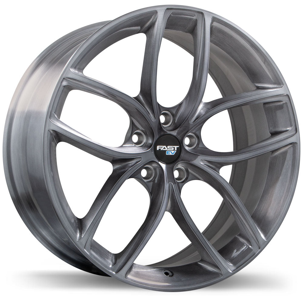 Fast Wheels EV04, 20x9.0, 5x114.3, ET35, CB70.6, Brushed With Dark Tint - FE04-2090-65ND+35C706