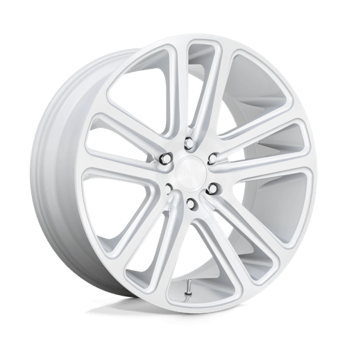 DUB 1PC S257 FLEX, 24X10, 6X135, ET30, CB87.1, GLOSS SILVER BRUSHED FACE S257240089+30