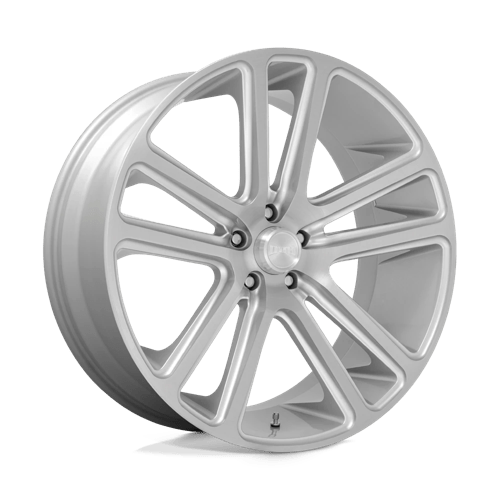 DUB 1PC S257 FLEX, 24X10, 5X127, ET10, CB78.1, GLOSS SILVER BRUSHED FACE S257240073+10