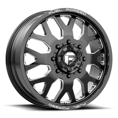 Fuel Mono DE19 FF19D, 22X12, 8X170, ET-50, CB125.1, GLOSS BLACK MILLED