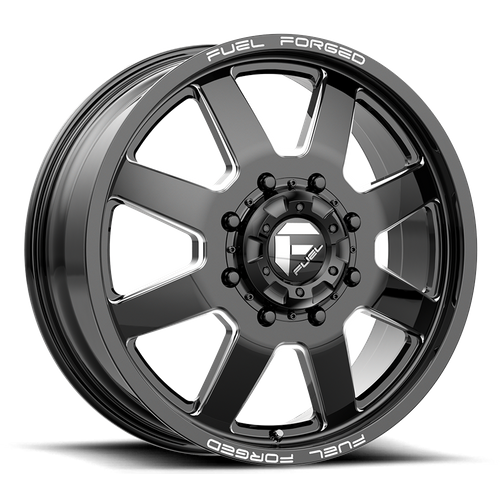 Fuel Mono DE09 FF09D, 20X10, 8X170, ET-24, CB125.1, MATTE BLACK MILLED