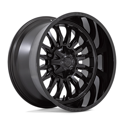 Fuel 1PC D796 ARC, 22X12, 6X135/6X139.7, ET-44, CB106.1, MATTE BLACK W/ GLOSS BLACK LIP