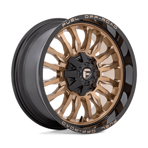 Fuel 1PC D797 ARC, 20X10, 8X165.1, ET-18, CB125.1, PLATINUM BRONZE W/ BLACK LIP