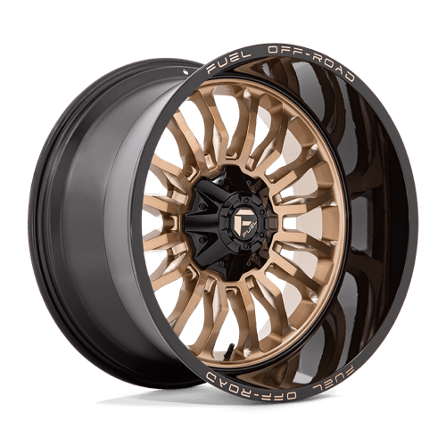 Fuel 1PC D797 ARC, 22X12, 5X114.3/5X127, ET-44, CB78.1, PLATINUM BRONZE W/ BLACK LIP