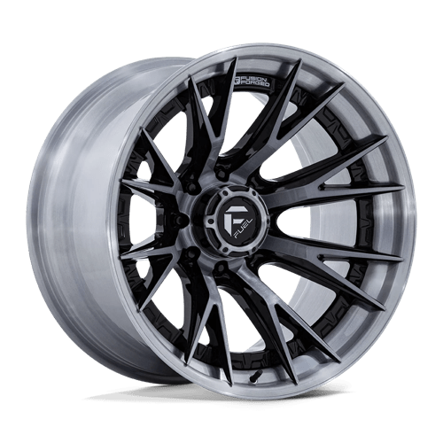 Fuel 1PC FC402 CATALYST, 22X12, 8X180, ET-44, CB124.2, GLOSS BLACK BRUSHED DARK TINT