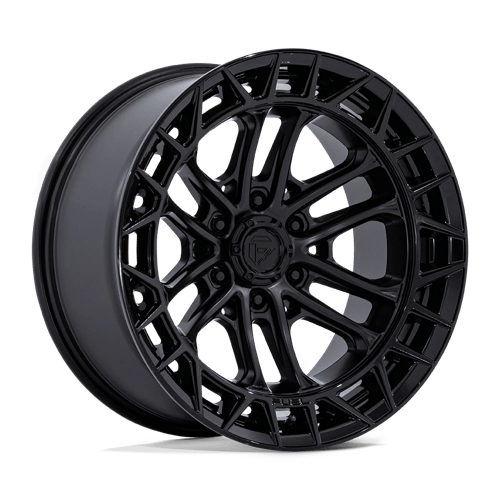 Fuel 1PC FC874 CELSIUS, 17X9, 6X139.7, ET-12, CB106.1, MATTE BLACK W/ G-BLK LIP