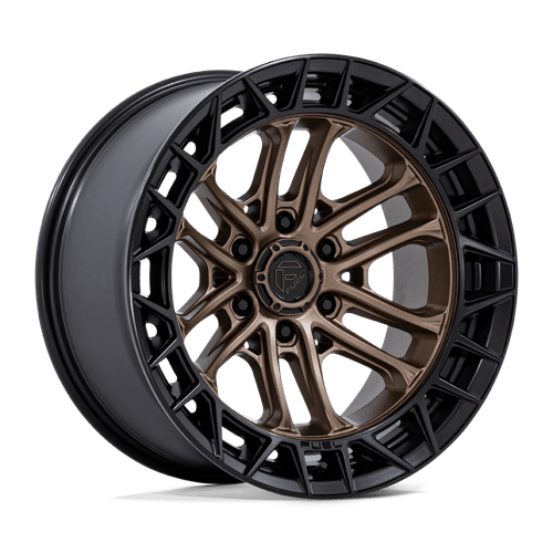Fuel 1PC FC874 CELSIUS, 17X9, 6X139.7, ET1, CB106.1, MATTE BRONZE W/ M-BLK LIP