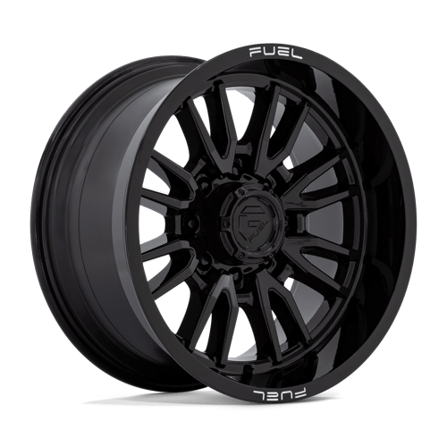 Fuel 1PC D760 CLASH, 20X10, 8X165.1, ET-18, CB125.1, GLOSS BLACK