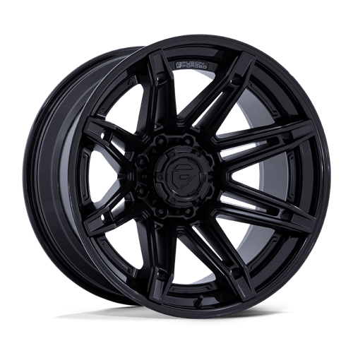 Fuel 1PC FC401 BRAWL, 24X12, 6X135, ET-44, CB87.1, MATTE BLACK W/ GLOSS BLACK LIP